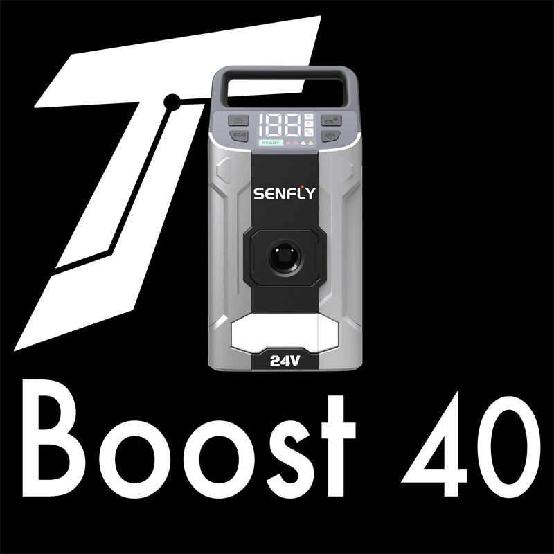 SENFLY T40 Premium Car Jump Starter 2000A 24V Battery Booster For Trucks