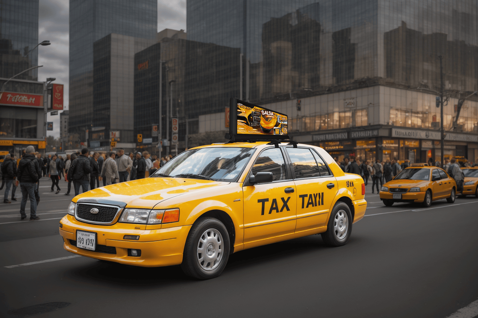 Boosting Local Business Visibility with Taxi Roof LED Displays