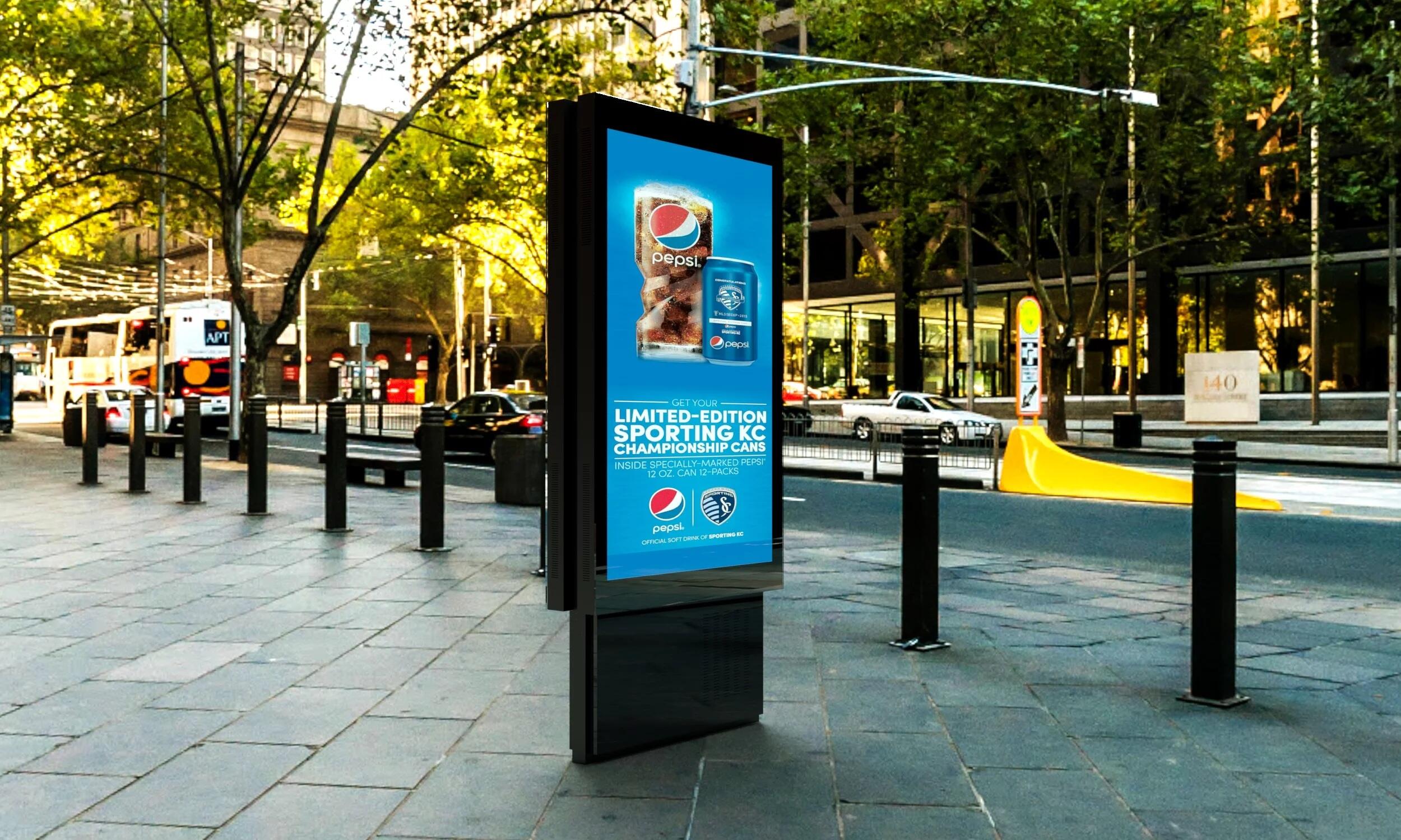 Totem à Écran LED : Affichage Publicitaire Urbain Personnalisable