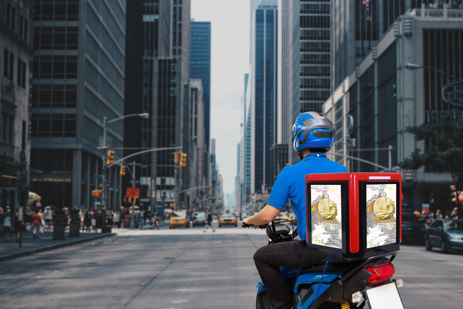 Delivery Box LED Display Solutions | Dynamic Info & Ads