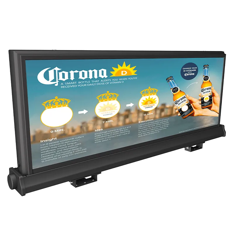 Top Cities Embracing Double-sided Taxi LED Displays for Digital Marketing