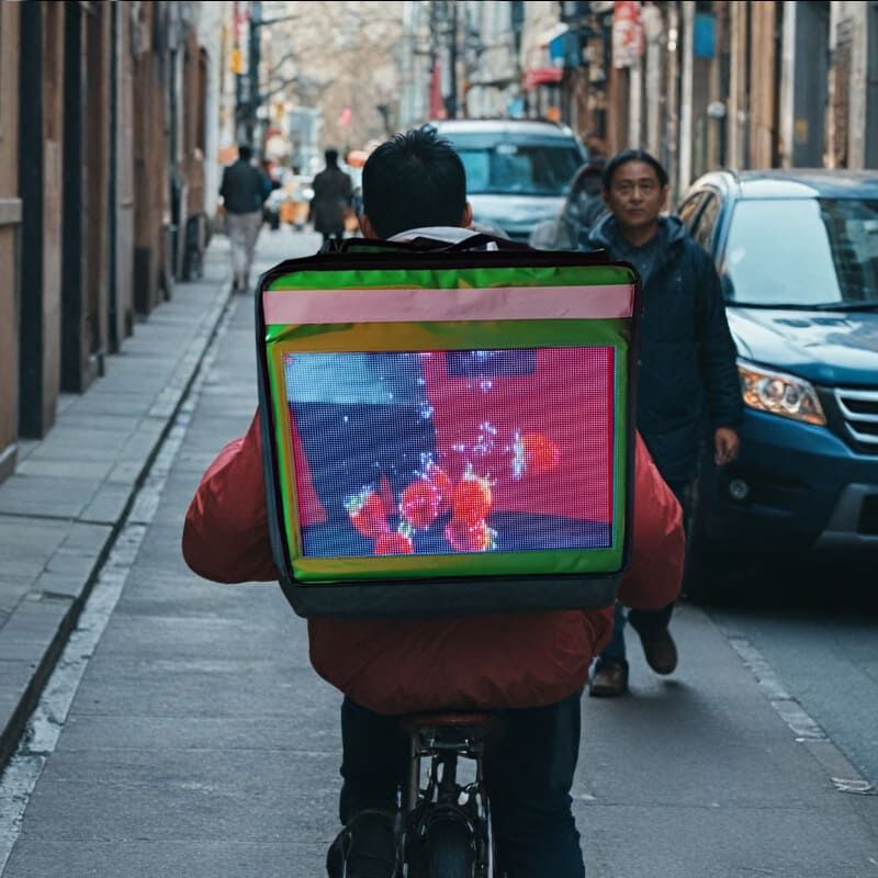 LED Delivery Bag