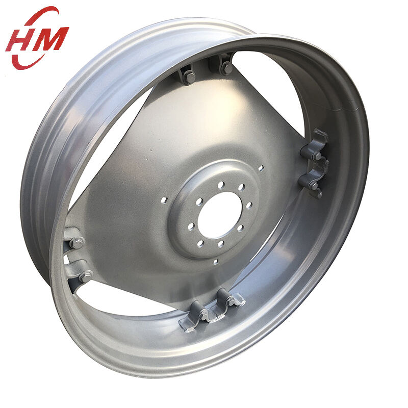 Rim ng Tractor Wheel W10x38 agricultural steel wheel rim para sa 11.2-38 gulong ng traktor