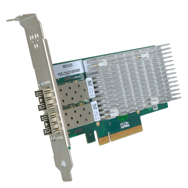 Intel x710-bm2 verkkoadapterin käyttöliittymäkortti 2 x sfp+ 10 Gbps kaksoisportti pcie3.0 x8 pcie riser-kortti