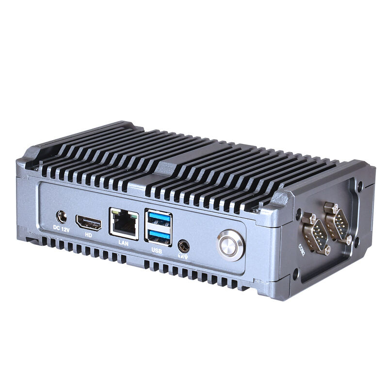 Factory 12th Gen N100 N300 DDR5 X86 Embedded Computer Box Aluminium2.5G Lan 2*Com POE  X86 Industrial Fanless Pico Mini PC