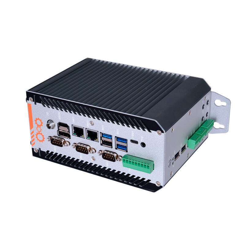 AI Applications Din-Rail Industrial Computer Case Intel Core Ultra 125U 155U 185H 155H 2LAN X86 Fanless Embedded Industrial Mini PC