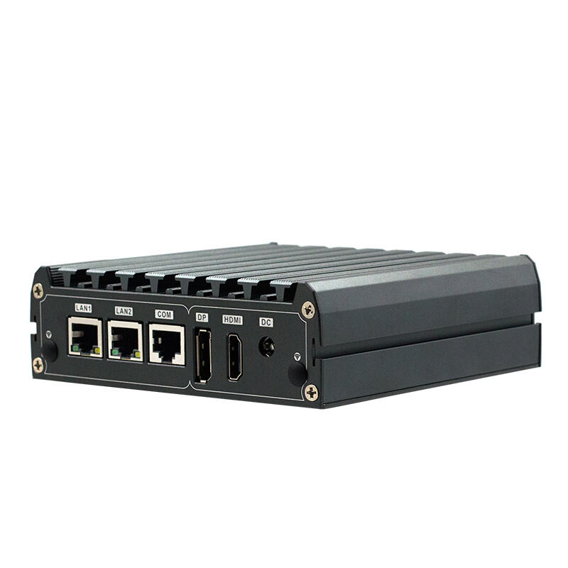 2lan industriële firewall mini rekenaar J1900 Baytrail verwerker 8GB RAM x86 fanless mini rekenaar boks dun kliënt rekenaar