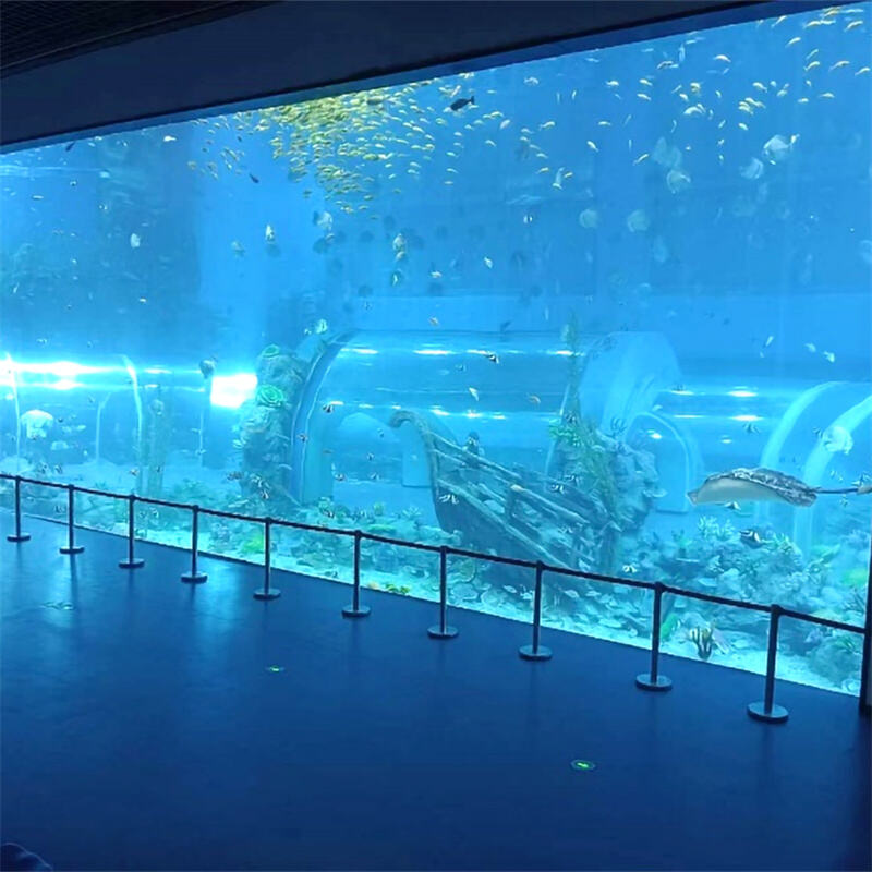 고품질 투명 아크릴 시트 패널 수족관 해양 박물관 프로젝트