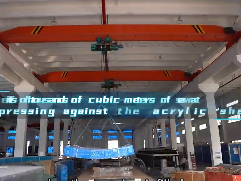 Des dizaines de milliers de mètres cubes d'eau de mer exerçant une pression sur des plaques acryliques ! Les ingénieurs maîtrisent la poussée équivalente à celle de dizaines de camions grâce à un équilibre entre rigidité et flexibilité