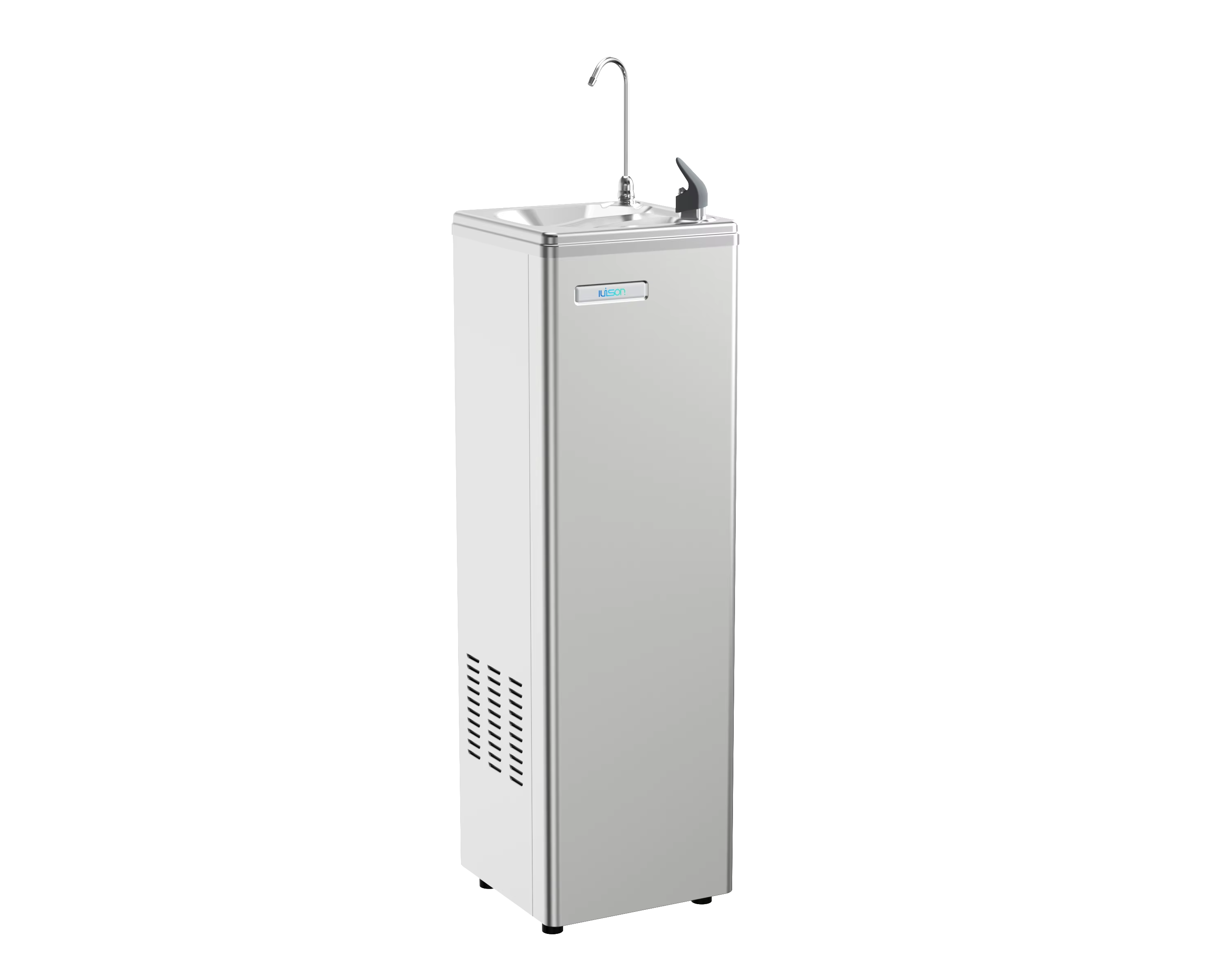 How does a water cooler support large-scale hydration management?