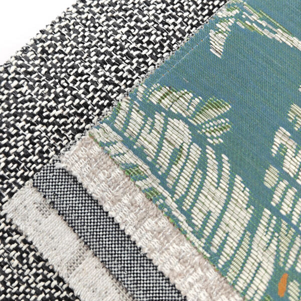 Blue & Linen Drapery Fabrics | Modern & Floral Curtain Materials