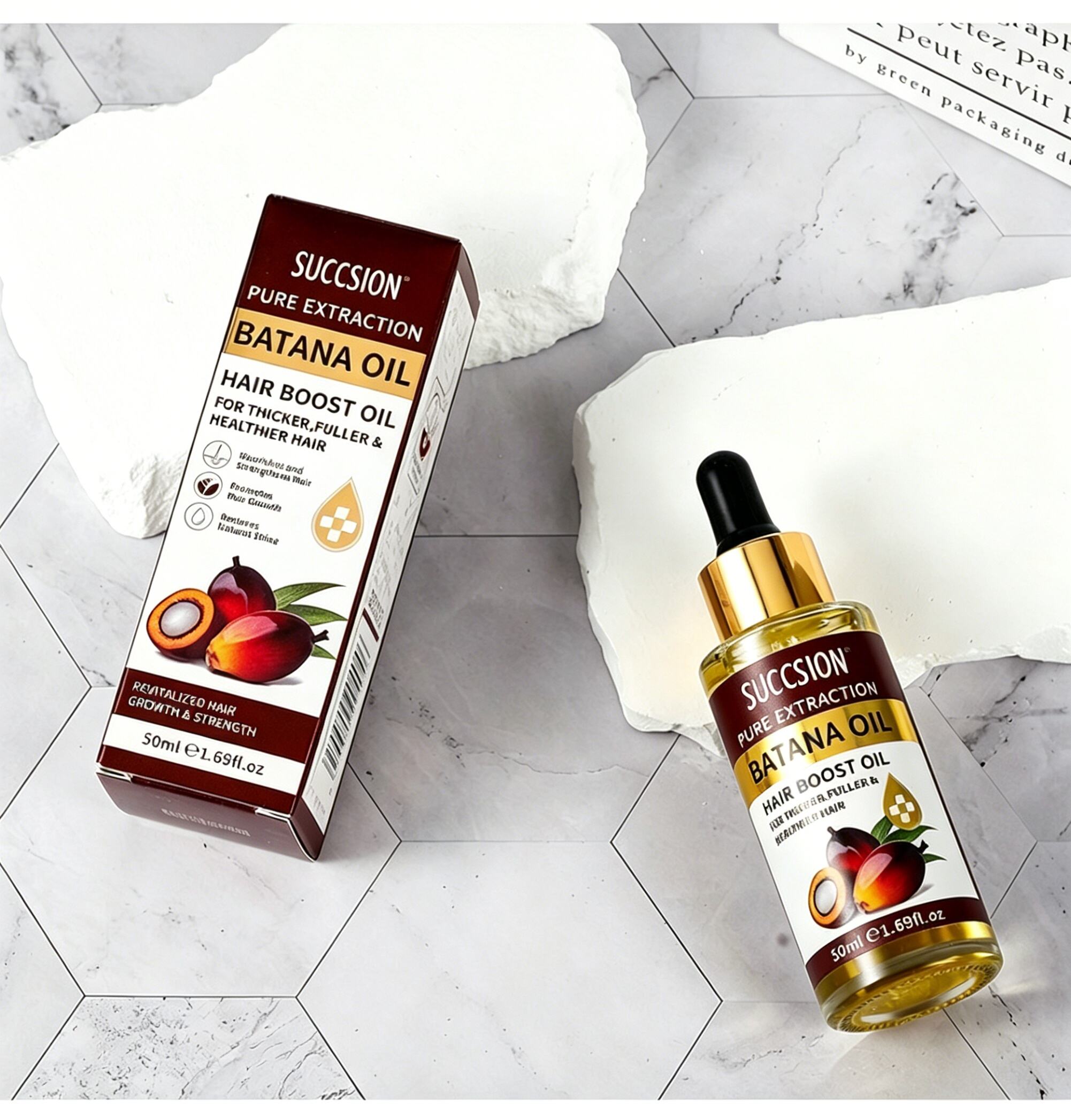 Naturally promote hair growth with organic batana oil