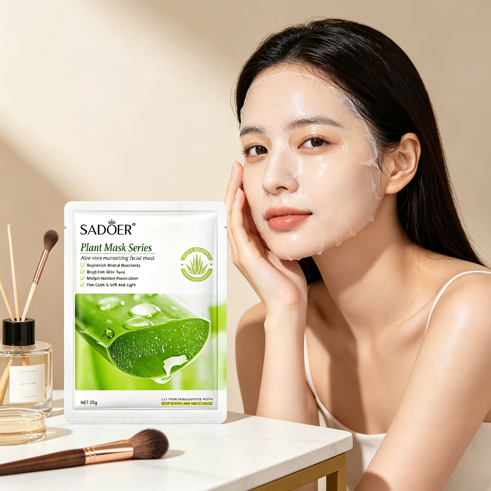 Hoe Help Aloe Vera Gesigsmasker om te Schuur