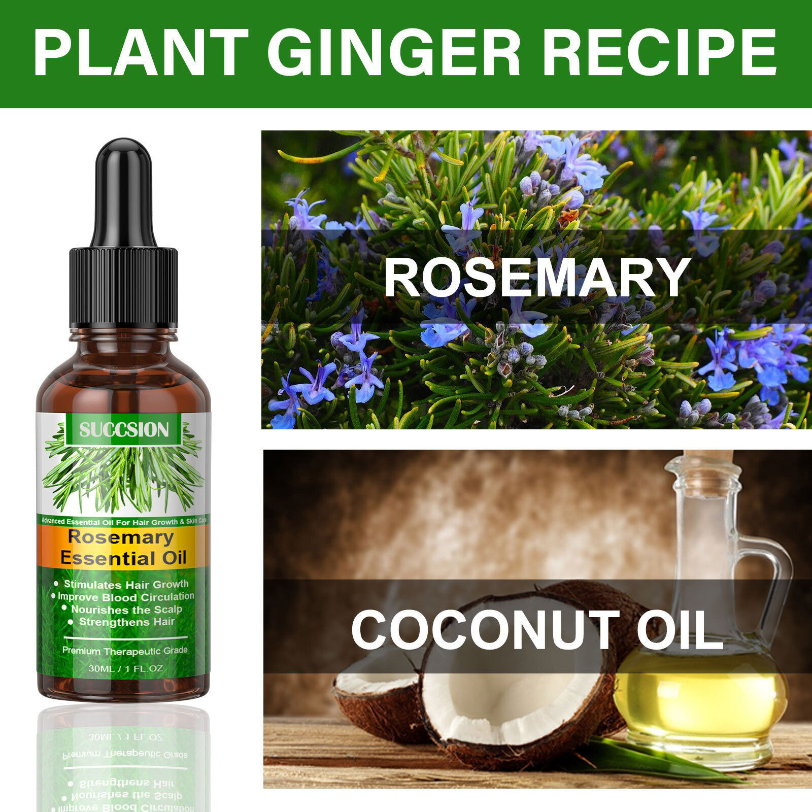 Discover the science behind rosemary oil's ability to promote hair growth