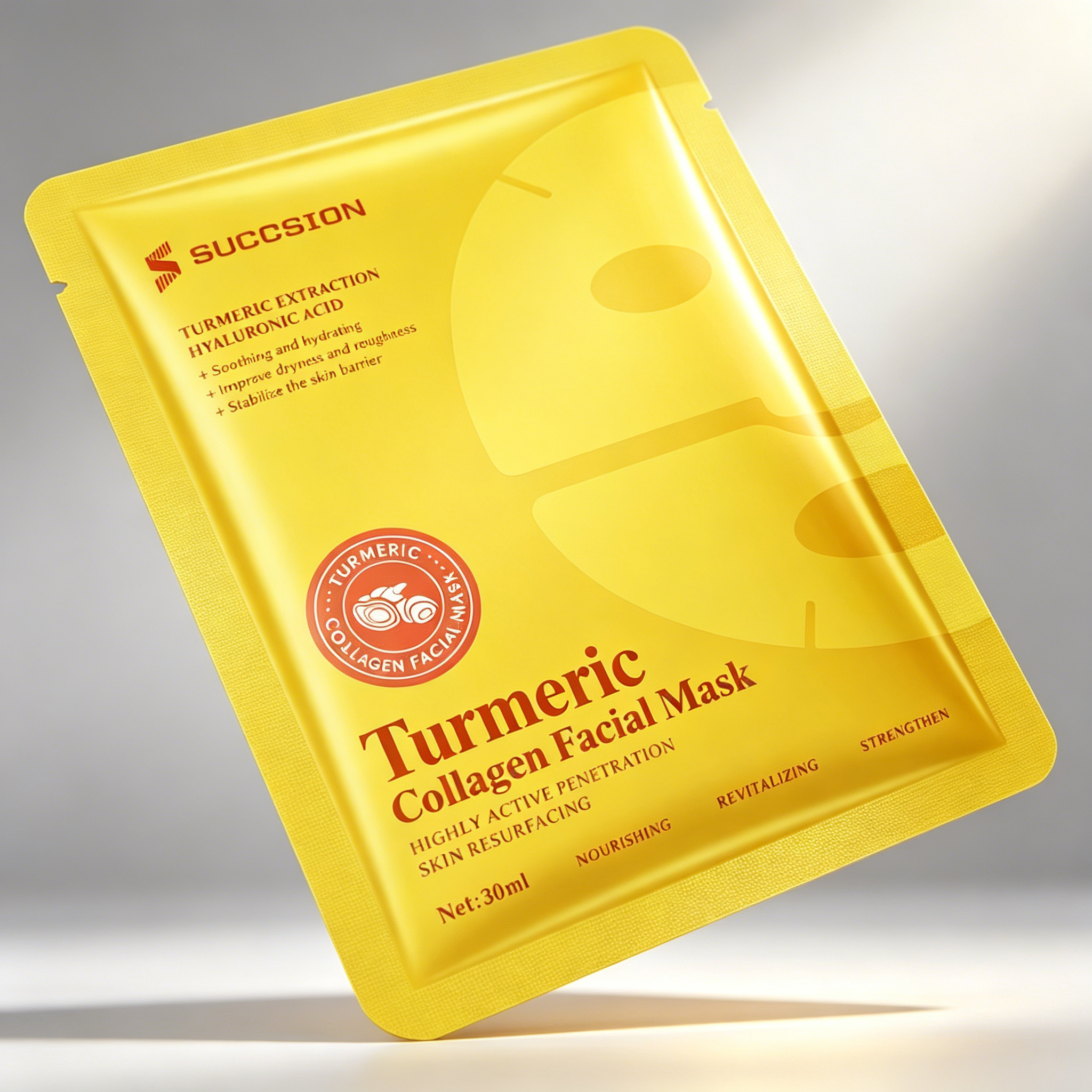 Dites au revoir aux éruptions cutanées gênantes avec l'aide d'un masque facial au curcuma.