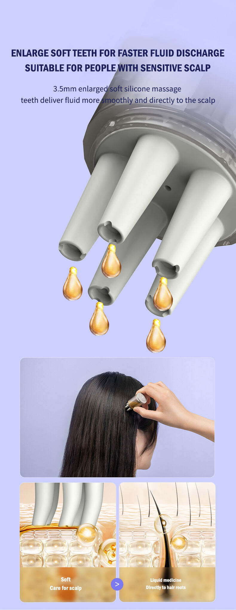 Head Treatment Liquid Guide Comb details