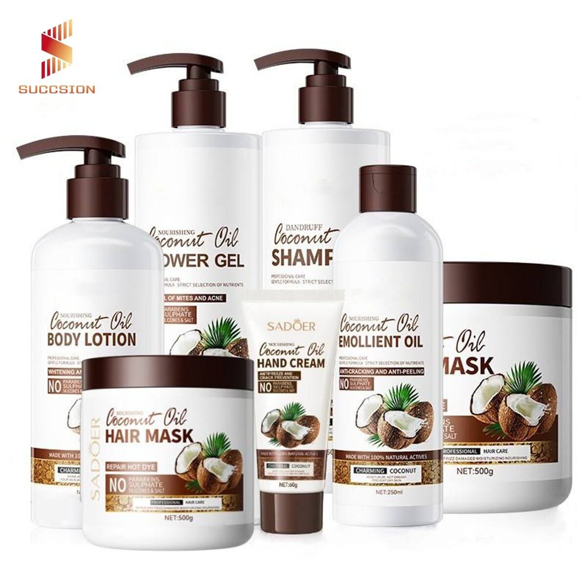 Nourishing Fragrance Coconut Oil Hair & Body Care Set