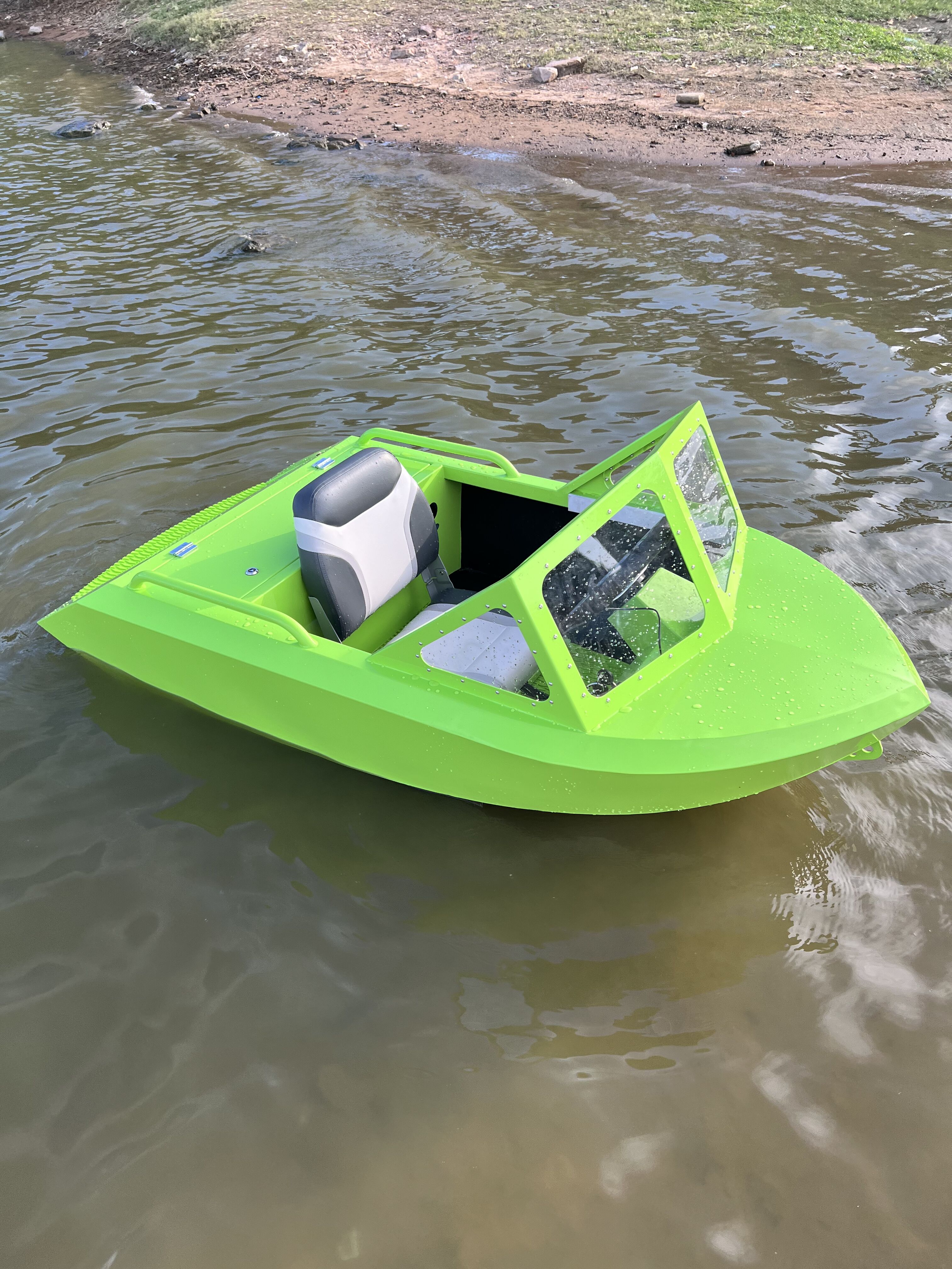 New Arrival Aluminum Powered Electric Jet Boat with Inboard Engine Speed Boat Mini Jet Boat