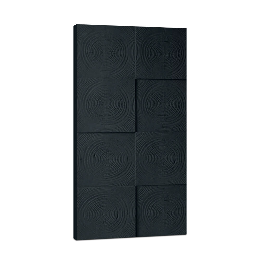 Carbon Black PU Wooden Panel