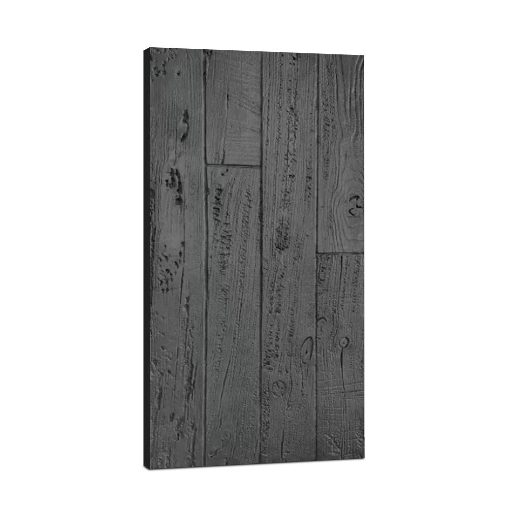 Panneau en bois PU noir foncé