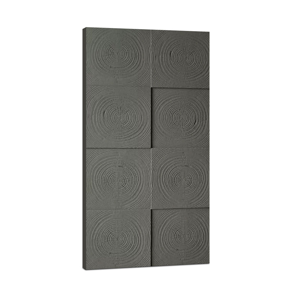 Dark Gray PU Wooden Panel