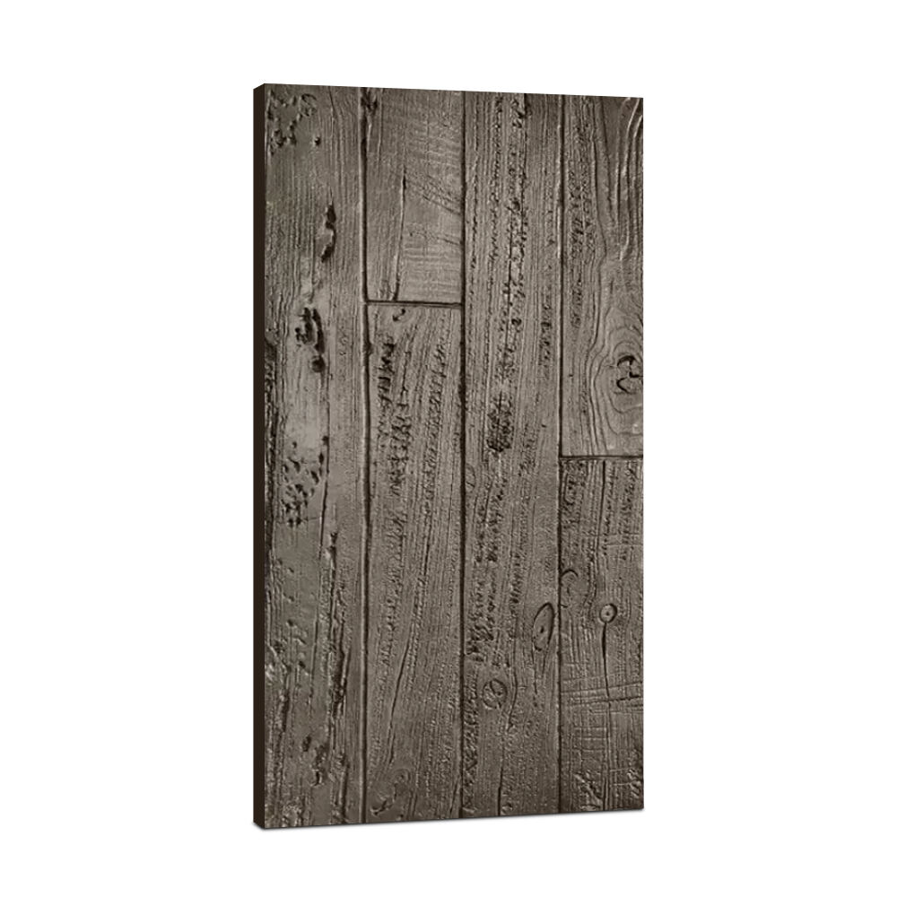 Panneau en bois PU noir antique