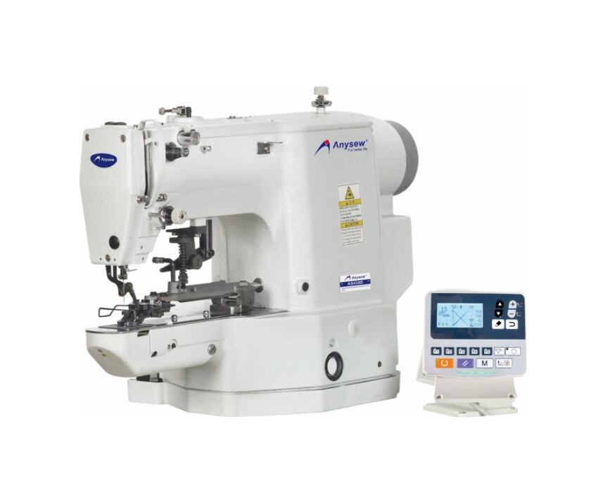 AS438D Elektromos gombvarró gép