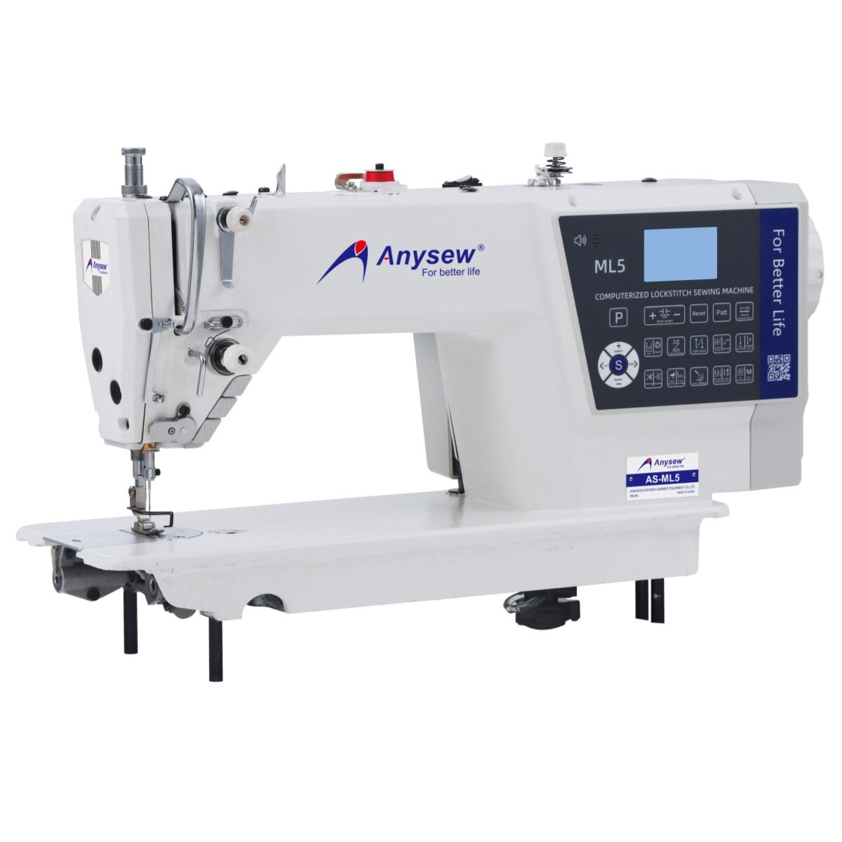 AS-ML5 Gerekenariseerde locksteek-naaimasjien