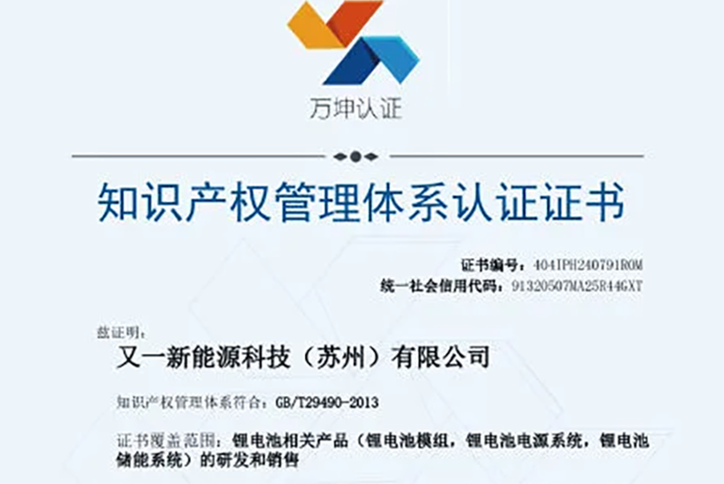 Good news丨ZNTECH's new energy successfully passed the intellectual property management system certification!