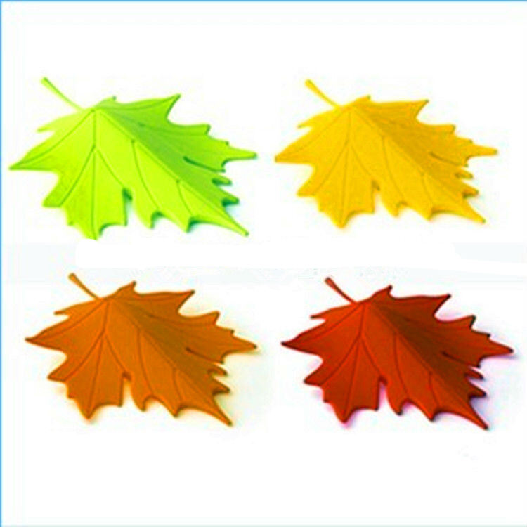 Hot sale!! Artificial Maple leaf decorative silicone rubber door stopper