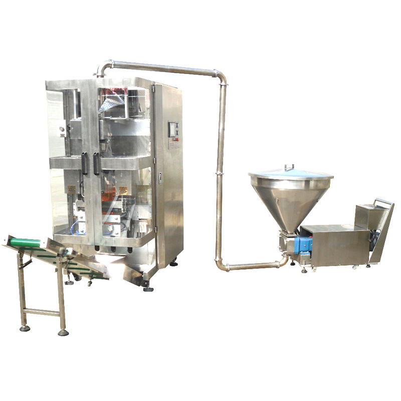 Automatic big bag fruit jam chili soy sauce sesame ketchup tomato paste packing machine