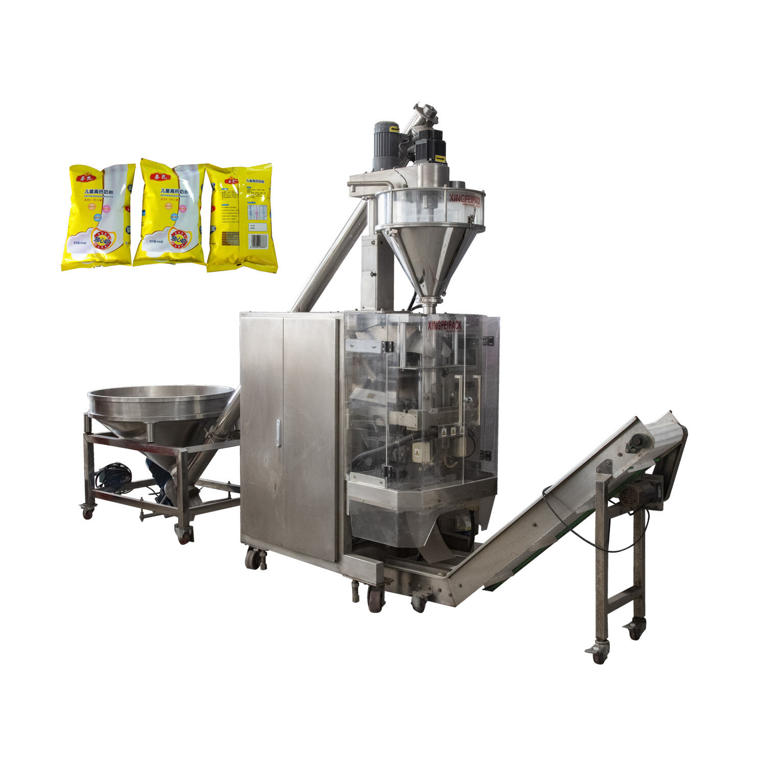 Automatic ginger pepper Chili Spices seasoning Flour Cream Powder Packing Machine