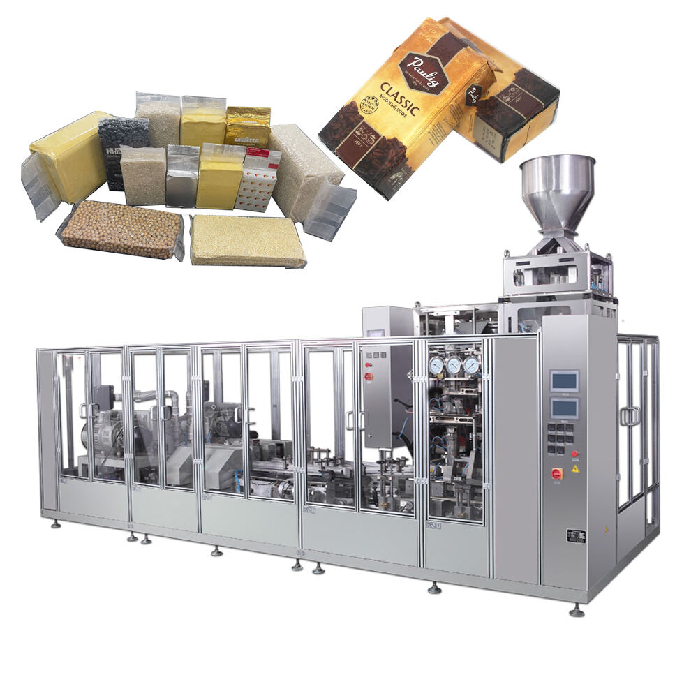 XFL-V Fully automatic brick shape bag powder and granule vacuum VFFS packaging machine 