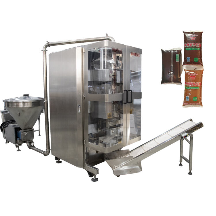 Automatic 1-5kg Peanut Butter Red Bean Paste Soy Sauce Packing Machine