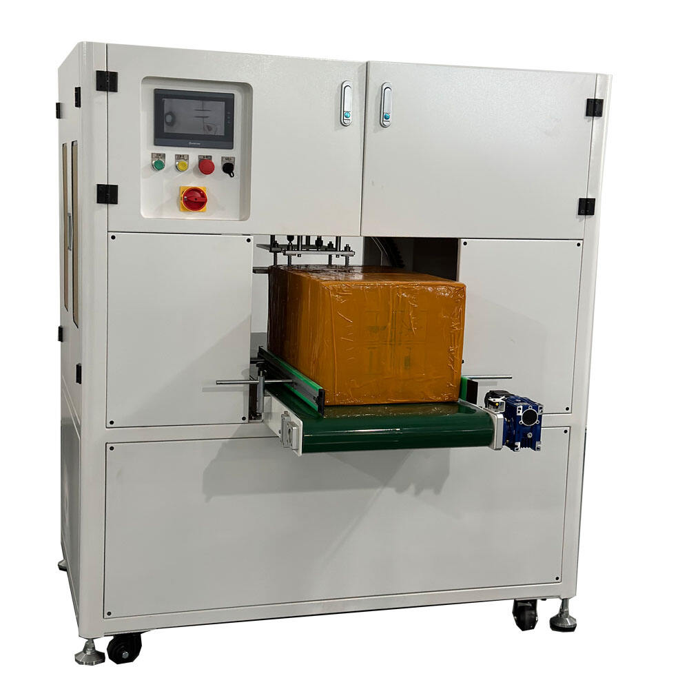 XFC-FW Automatic cold chain frozen foam box chemical bucket tape winding wrapping sealing machine