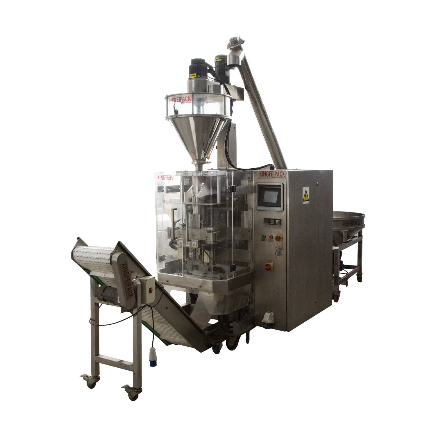 Nitrogen flushing powdered ginger pepper medicine spices milk powder packaging machine