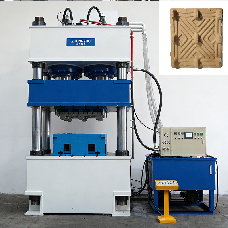 prensa Hidráulica de 1600 T para Bandejas de Fibra Vegetal