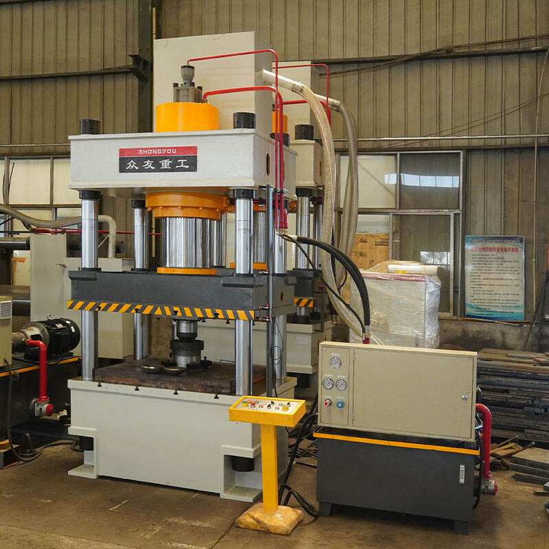 Four column press