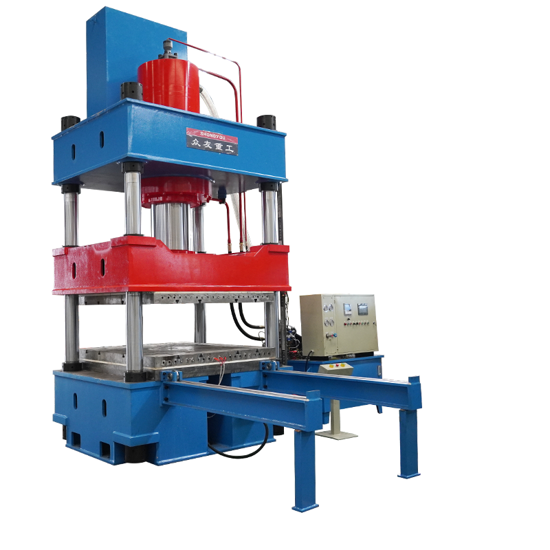 เครื่องอัดร้อนแบบสามคานสี่เสา 630 ตัน