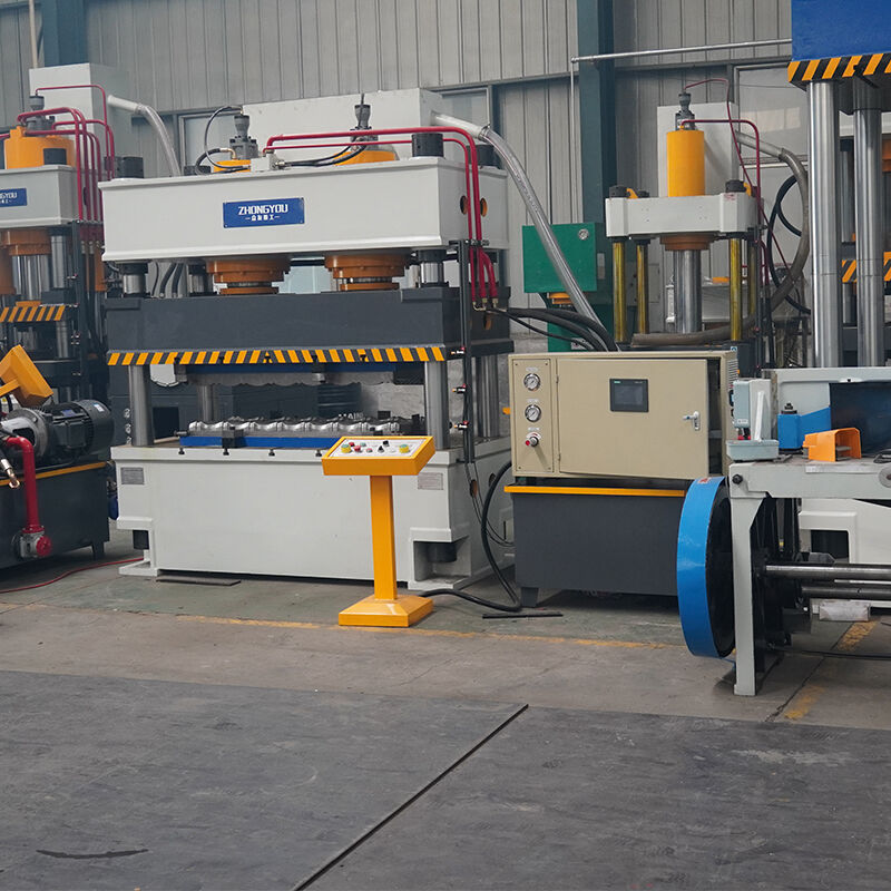 315-ton Four-Column Hydraulic Press for Manufacturing Metal Color Stone Tiles