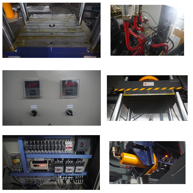 PE helmet hot press molding hydraulic press.png