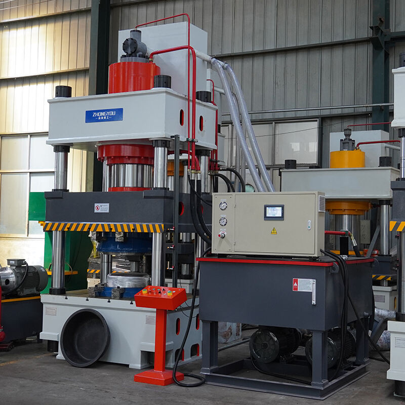 Plastic tub molding hydraulic press