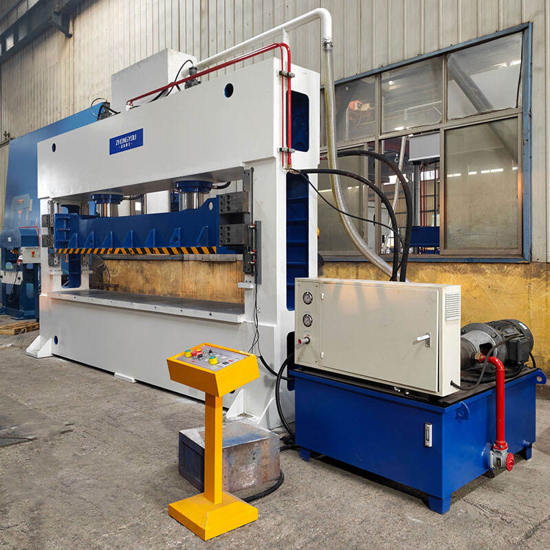200-ton frame hydraulic press for punching rivets in automotive parts
