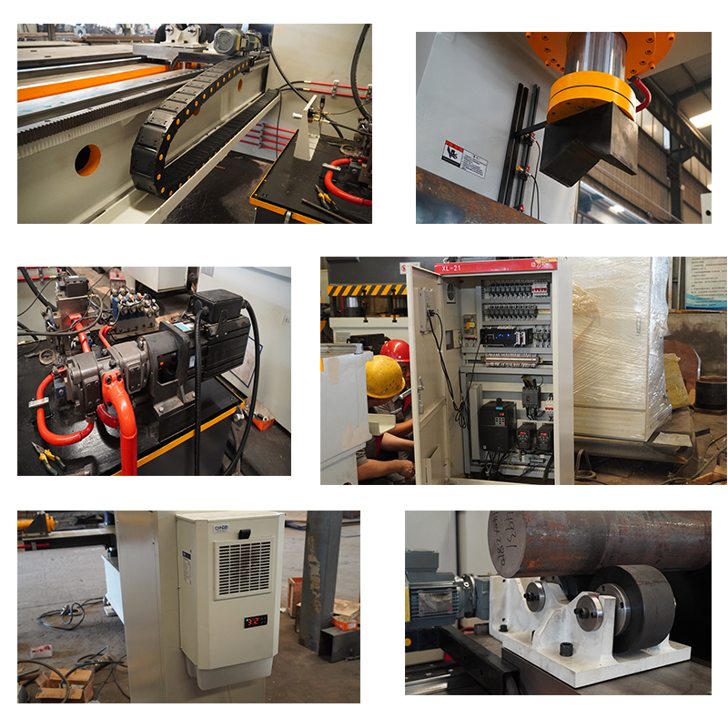 Round steel straightening and shaping C-type press5.png