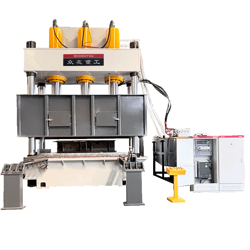 Máquina prensa de paletes comprimidos, prensagem a quente hidráulica com bambu