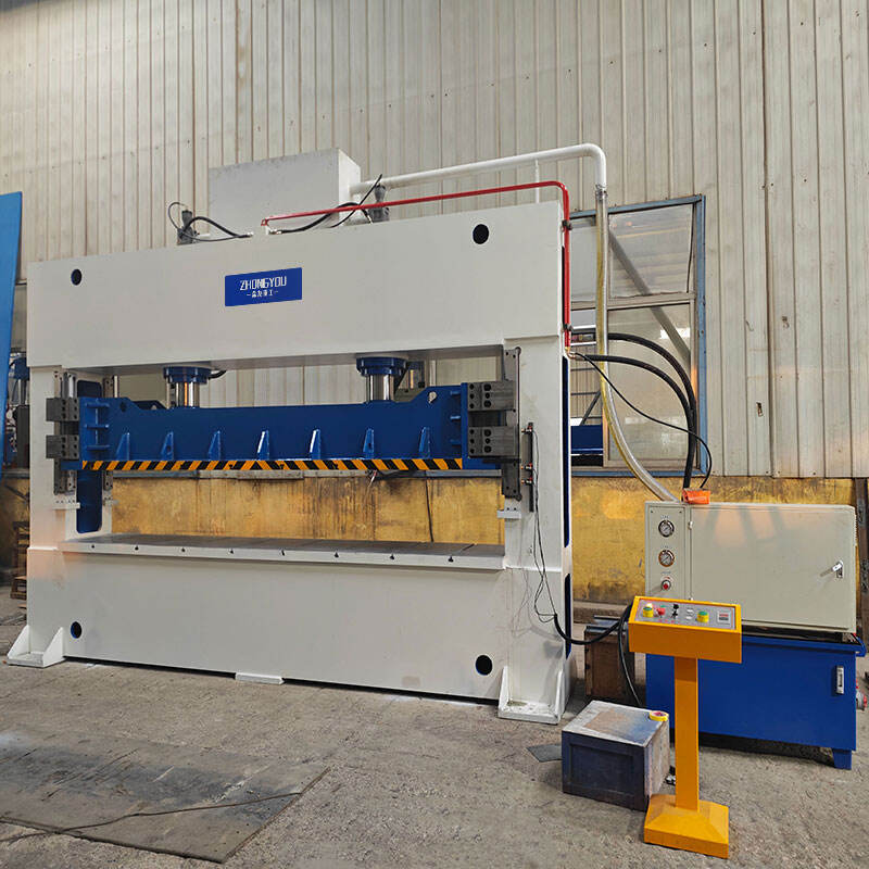 200-ton frame hydraulic press for punching rivets in automotive parts