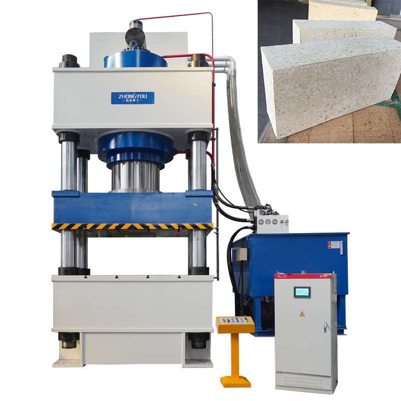 1500-Tonnen-Formpresse für feuerfeste Steine