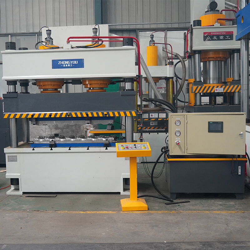 315-ton Four-Column Hydraulic Press for Manufacturing Metal Color Stone Tiles