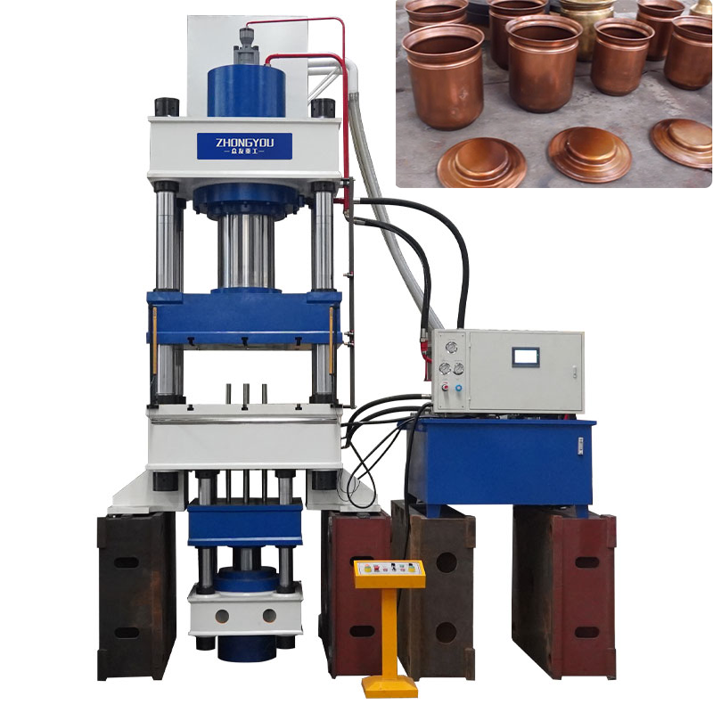 500-Ton Metal Pot Shell Forming and Drawing Hydraulic Press