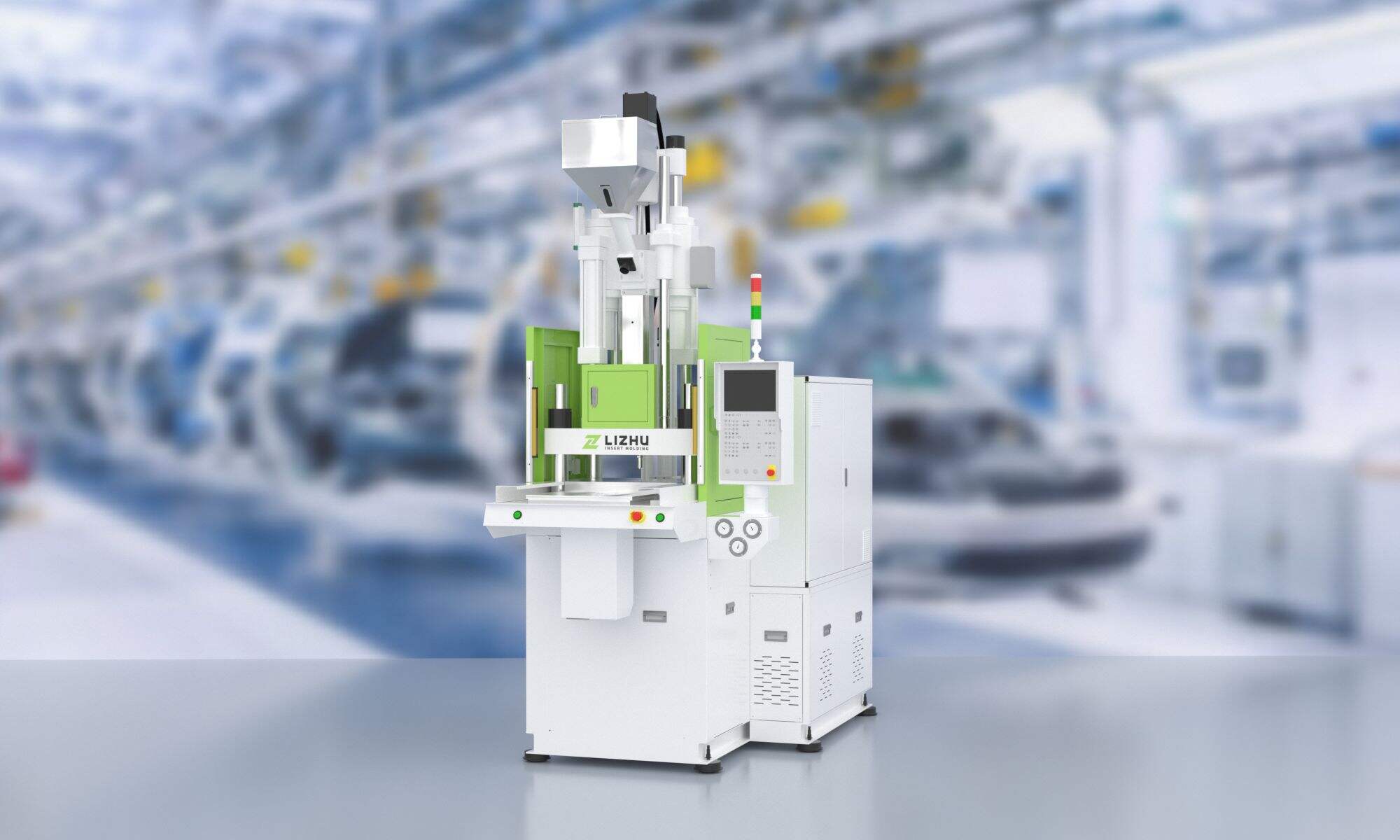 precision plastic molding vertical injection with single slider 